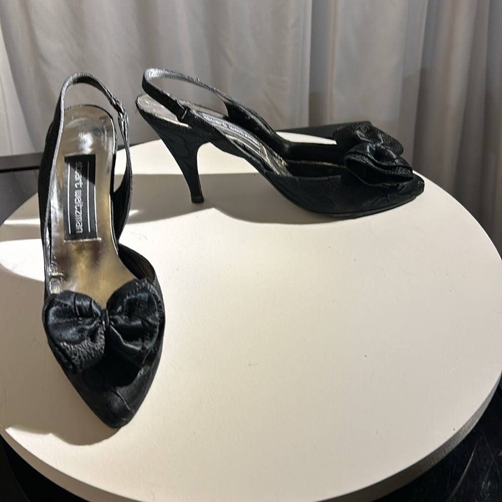 Stuart Weitzman Brocade Slingbacks Heels! (80% Of… - image 2